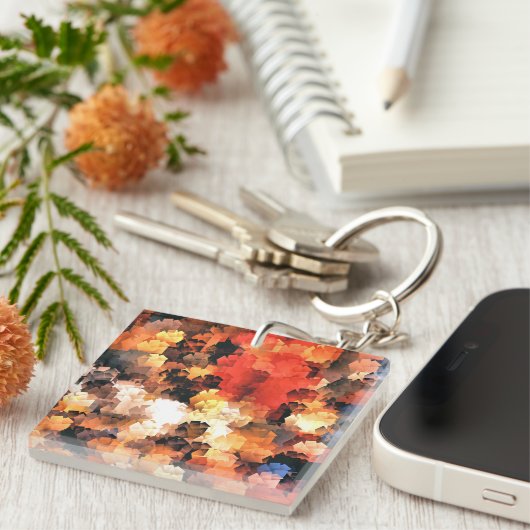 夏の花 キーホルダー (正面右)