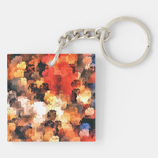 夏の花 キーホルダー (裏面)