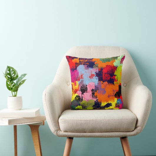 夏の花 クッション (椅子)