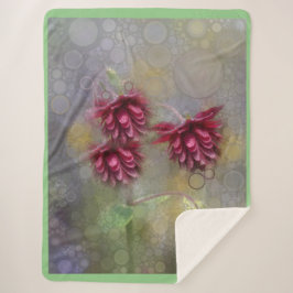 夏の花 シェルパブランケット