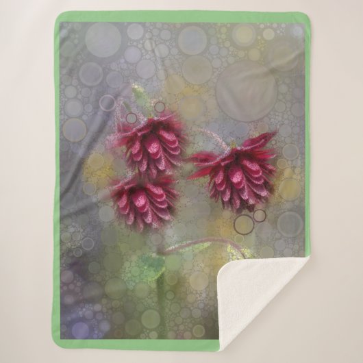 夏の花 シェルパブランケット (正面)