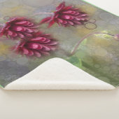 夏の花 シェルパブランケット (3/4)