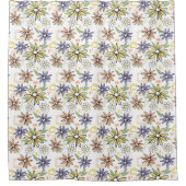 夏の花 シャワーカーテン (正面)