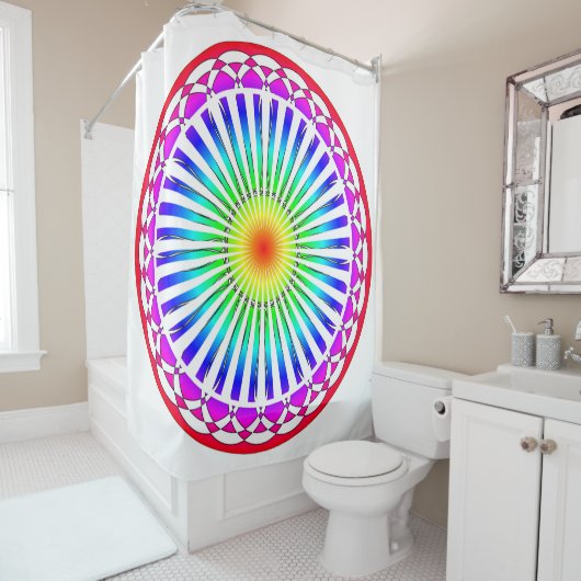 夏の花 シャワーカーテン (インサイチュ)