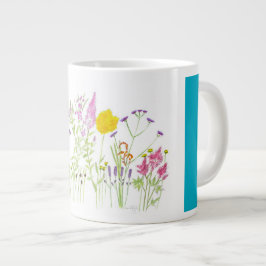 夏の花 ジャンボコーヒーマグカップ