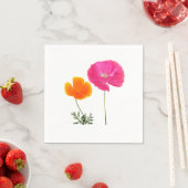 夏の花 スタンダードカクテルナプキン (インサイチュ)
