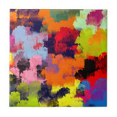 夏の花 タイル (正面)