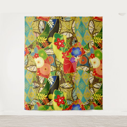 夏の花 タペストリー (正面)