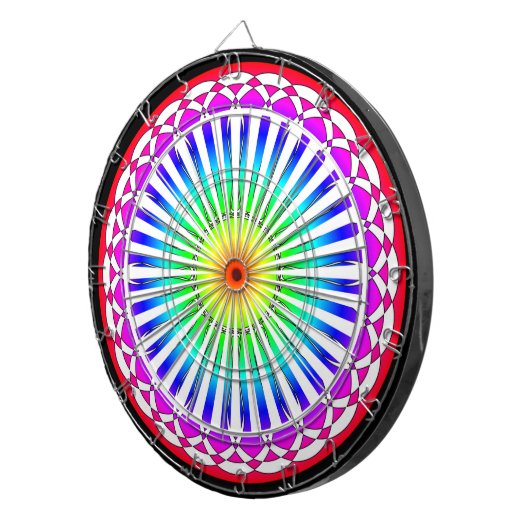 夏の花 ダーツボード (正面右)