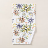 夏の花 バスタオルセット (ハンドタオル)