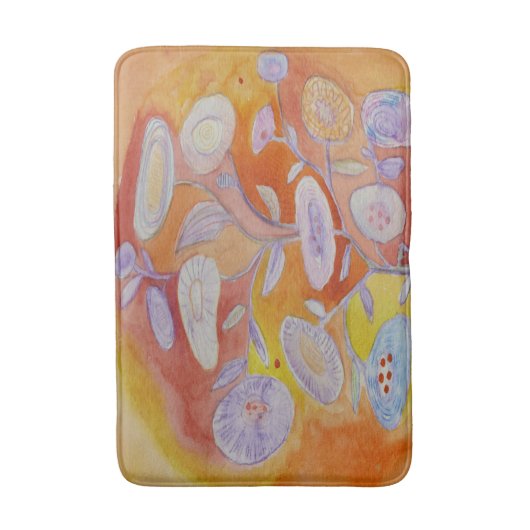 夏の花 バスマット (正面縦)