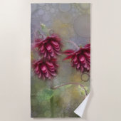 夏の花 ビーチタオル (正面)