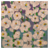 夏の花 ファブリック (クローズアップ)
