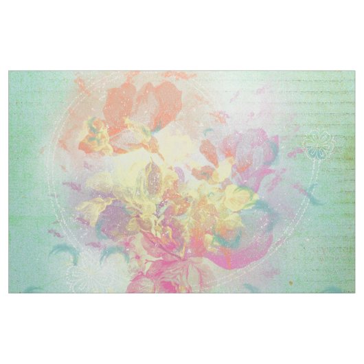 夏の花 ファブリック (ヤード)