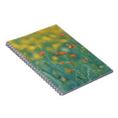 夏の花(フローラ畑) （赤い花） ノートブック (右側)