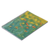 夏の花(フローラ畑) （赤い花） ノートブック (左側)