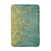 夏の花(フローラ畑) （赤い花） バスマット (正面縦)