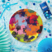 夏の花 ペーパープレート (パーティー)