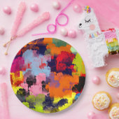 夏の花 ペーパープレート (パーティー)