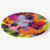 夏の花 ペーパープレート (アングル)