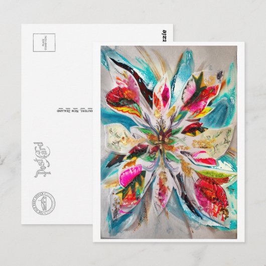 夏の花 ポストカード (正面/裏面)