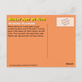 夏の花 ポストカード (裏面)