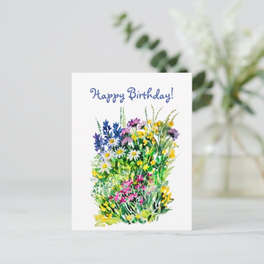 夏の花 ポストカード (スタンド正面)