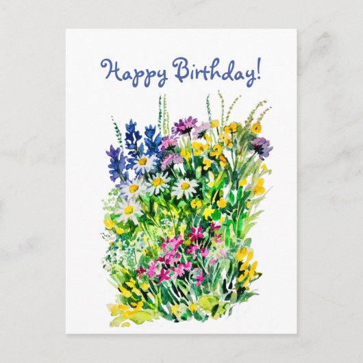 夏の花 ポストカード (正面)