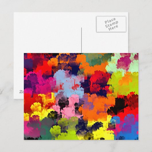 夏の花 ポストカード (正面/裏面)