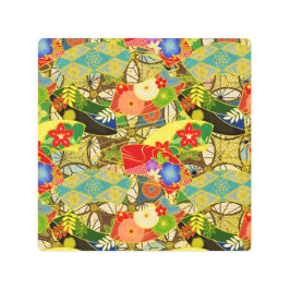 夏の花 メタルプリント