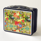 夏の花 メタルランチボックス (正面)