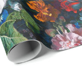 夏の花 ラッピングペーパー (ロールコーナー)