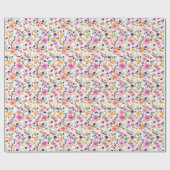 夏の花 ラッピングペーパー (フラット)