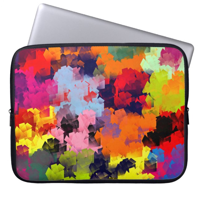 夏の花 ラップトップスリーブ (正面)