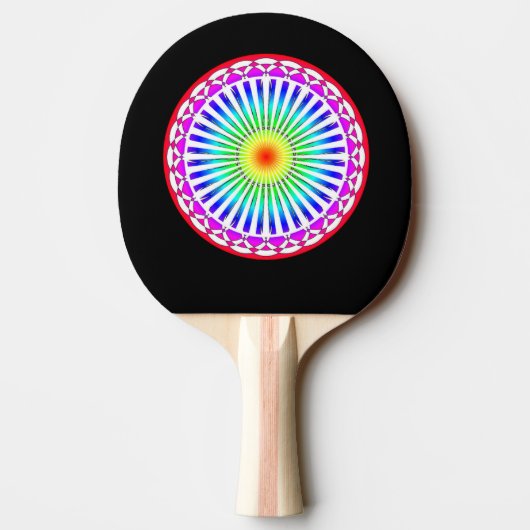 夏の花 卓球ラケット (裏面)