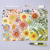 夏の花 薄葉紙 (クラフト)