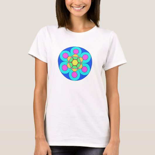 夏の花 Tシャツ (正面)