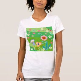 夏の花 Tシャツ