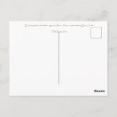 夏の草と影 ポストカード (裏面)