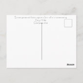 夏の草と影 ポストカード (裏面)