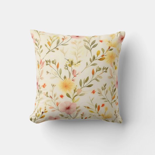 夏の草原 クッション (正面)