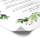 夏の草原 |シグネチャーカクテルメニューの署名 ポスター (角)