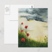 夏の草原 ポストカード (正面/裏面)