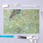 夏の草地の猫、ブルーノ・リジェフォス 薄葉紙 (クラフト)