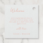 夏の草花メッセージカード フェイバータグ (裏面)