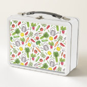 夏の菜園 メタルランチボックス (正面)