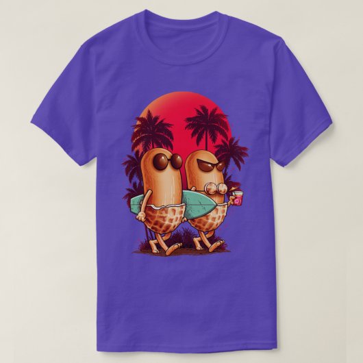 夏の落花生 Tシャツ (デザイン正面)
