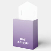 夏の薄紫グラデーションパープ結婚リン フェイバーボックス (オープン)