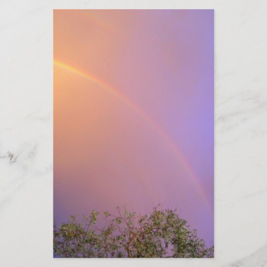 夏の虹 便箋 (正面)