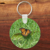 夏の蝶 キーホルダー (正面)